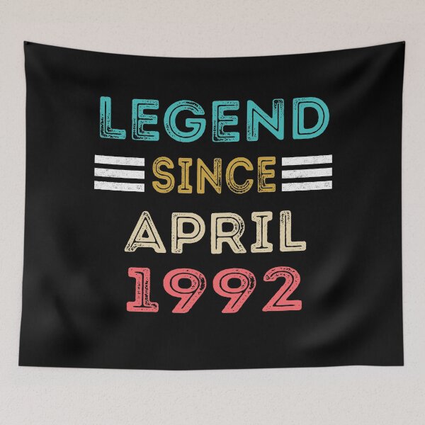 Item preview, Retro Vintage Legend Since April 1992 Birthday Gift designed and sold by meedTee.