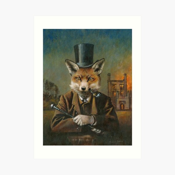 The Dapper Fox Art Print