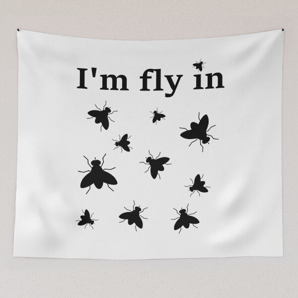 Item preview, Im fly in, fly fishing fan designed and sold by EllianhPi.