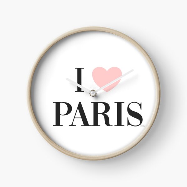 I love PARIS Clock