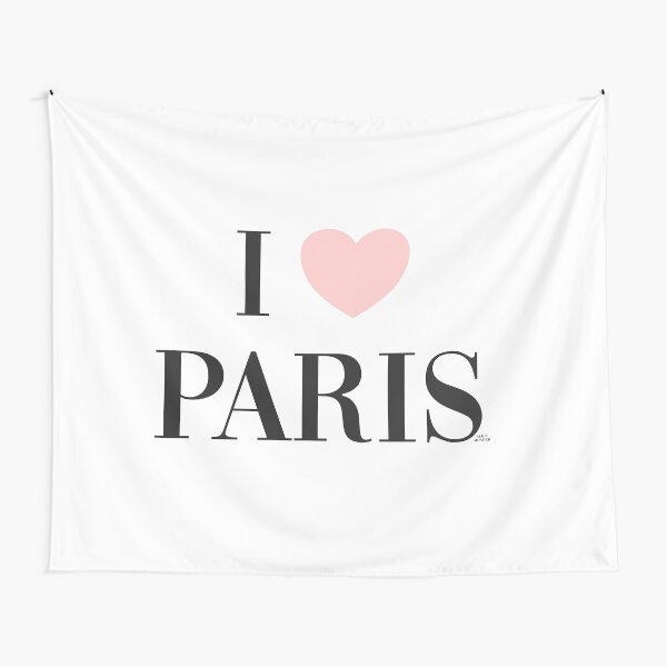 I love PARIS Tapestry