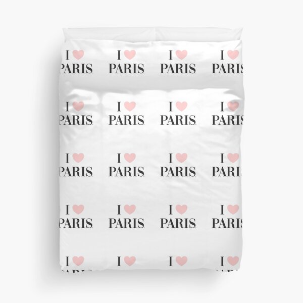 I love PARIS Duvet Cover