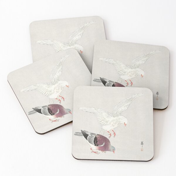 Item preview, Pigeons oriental artwork designed and sold by Vintage Designs +.