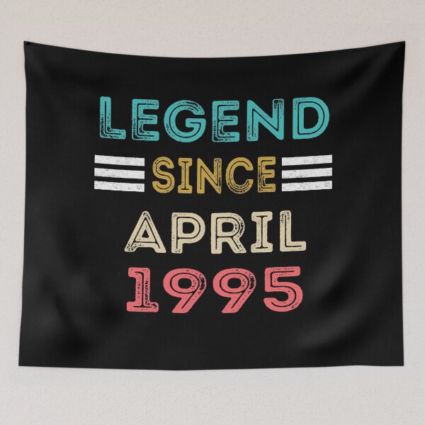 Item preview, Retro Vintage Legend Since April 1995 Birthday Gift designed and sold by meedTee.