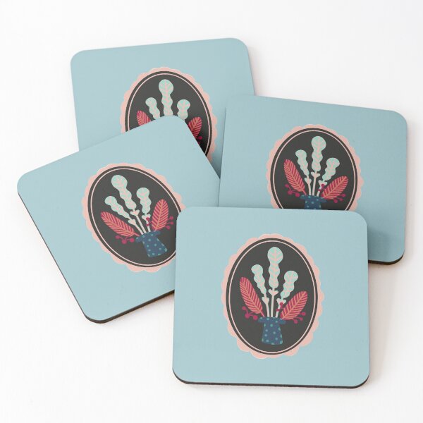 Item preview,  Cameo Plants on blue designed and sold by Pacesyte.
