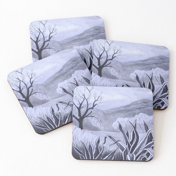 Item preview, Agave (Pita) and blossoming Almond Tree in Ibiza   designed and sold by ValMcCall.