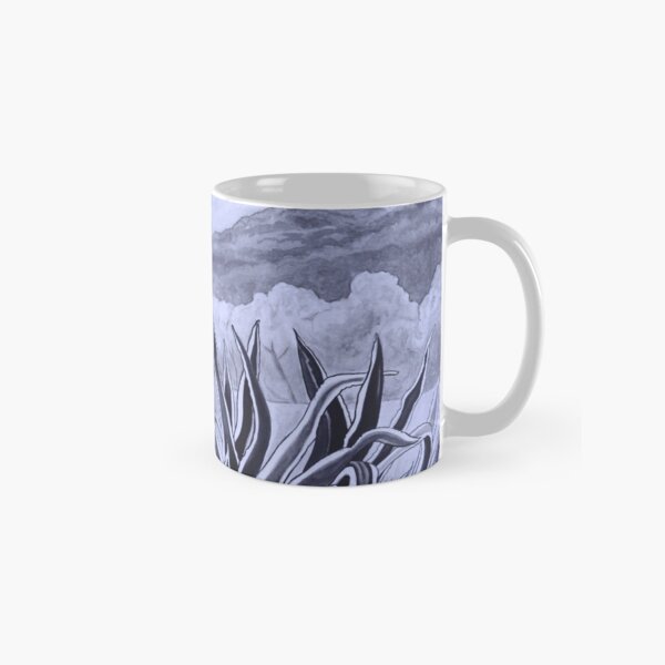 Agave (Pita) and blossoming Almond Tree in Ibiza Classic Mug