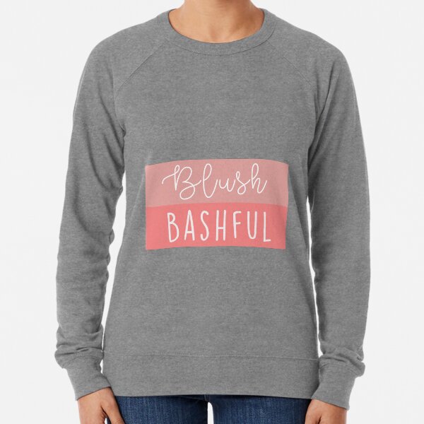 blush sweatshirts
