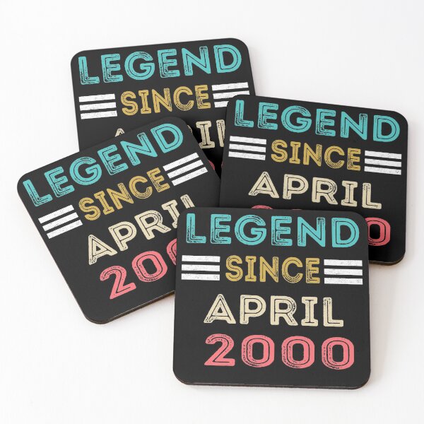 Item preview, Retro Vintage Legend Since April 2000 Birthday Gift designed and sold by meedTee.