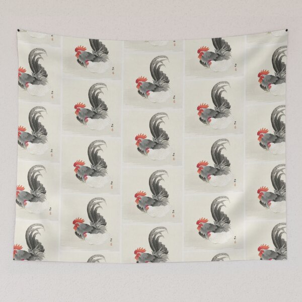 Item preview, Rooster vintage illustration artwork designed and sold by Vintage Designs +.