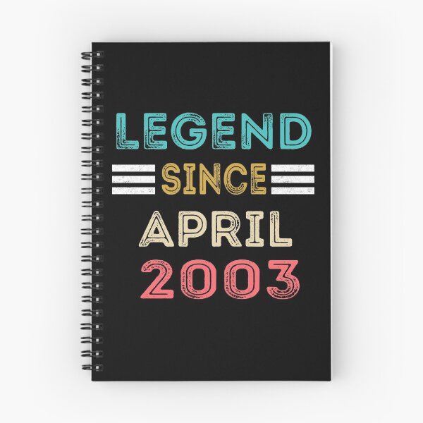 Item preview, Retro Vintage Legend Since April 2003 Birthday Gift designed and sold by meedTee.
