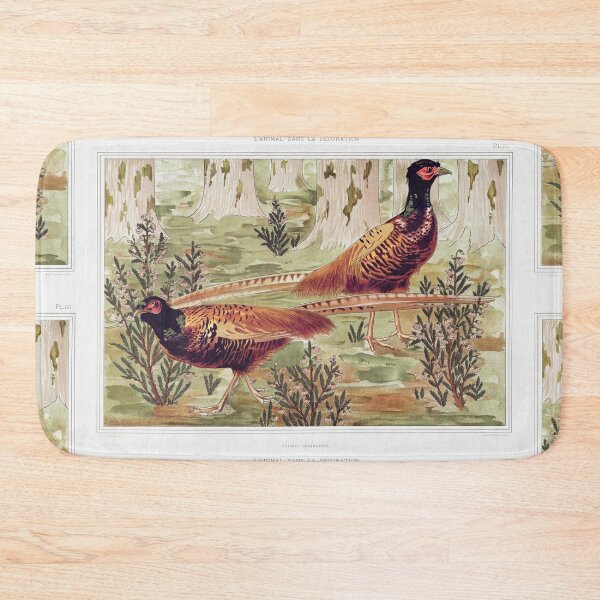 Item preview, Pheasants illustration designed and sold by Vintage Designs +.
