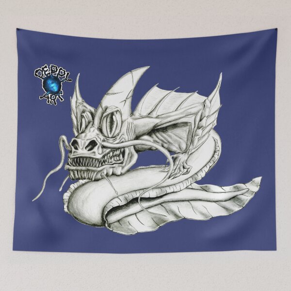 Item preview, Dragon Fish - Cool Fantasy Creature designed and sold by PeppyArt.