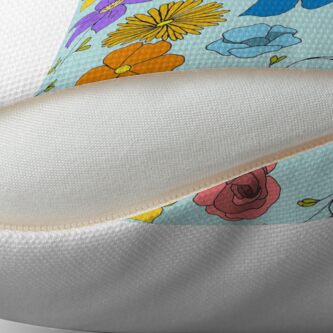 Thumbnail 2 of 3, Throw Pillow, Flowers and flowers designed and sold by alearsdesign.