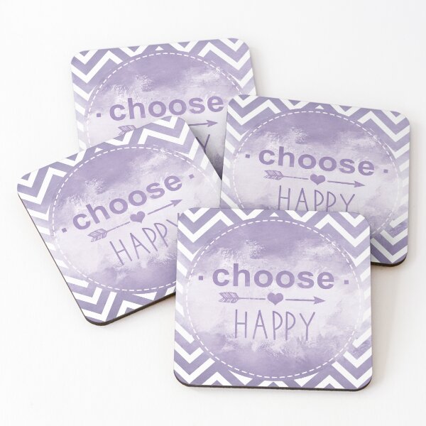 Item preview, Happy quote purple designed and sold by OkihanaShop.