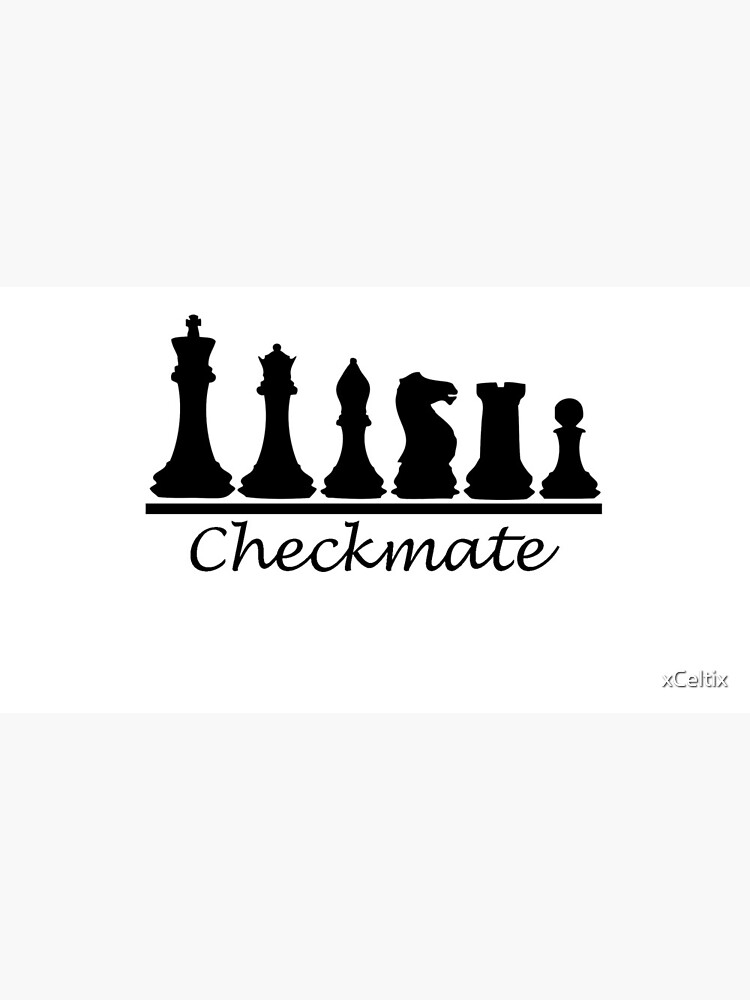 Checkmate Chess Greeting Card by Me