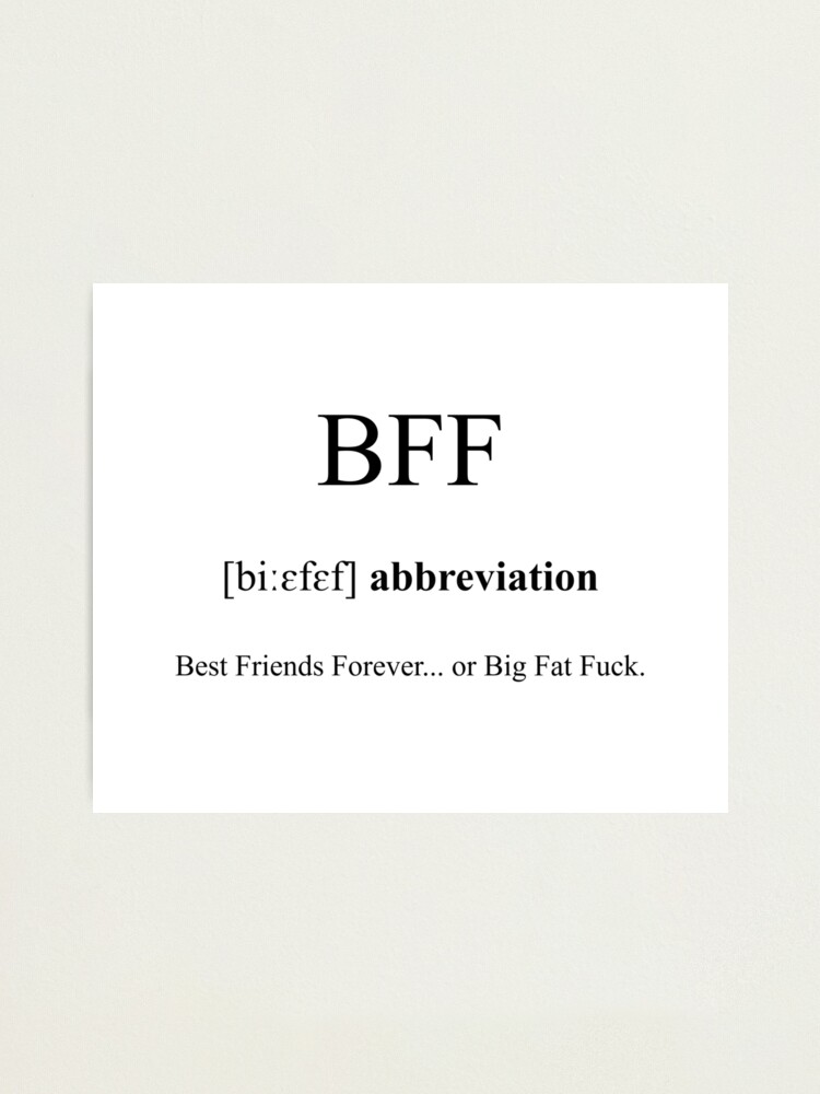What Does BFF Mean? The Abbreviation Explained