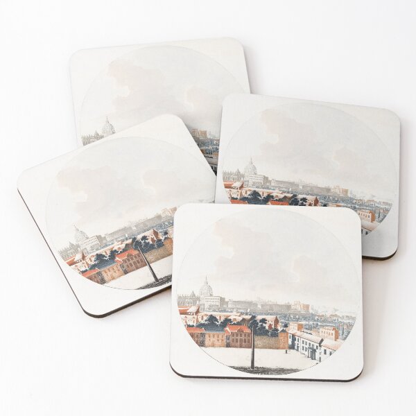 Item preview, Kitsch vintage Architectural illustration designed and sold by Vintage Designs +.