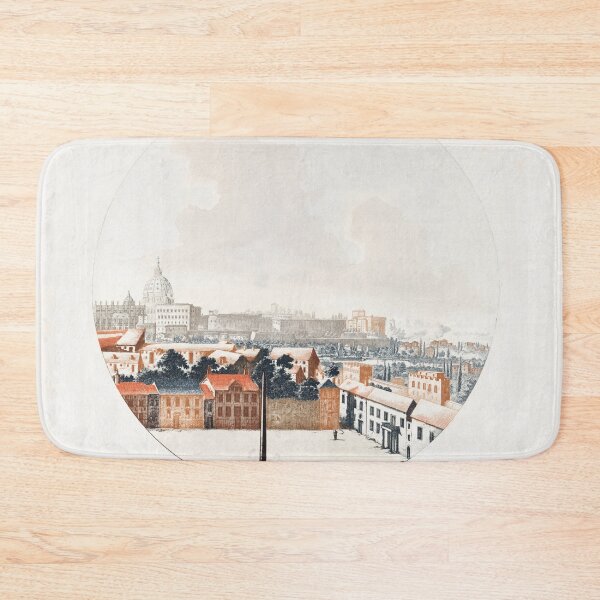 Item preview, Kitsch vintage Architectural illustration designed and sold by Vintage Designs +.