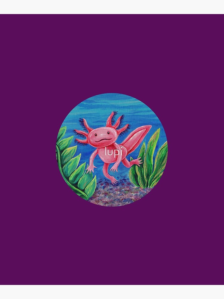 Axolotl Just Vibin' by lupi