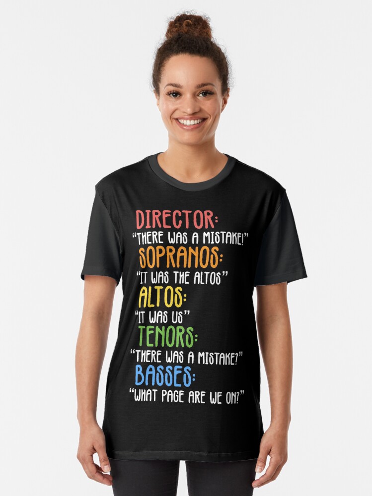 Imagen 2 de 5, Camiseta gráfica con la obra Error divertido del coro, diseñada y vendida por JackCurtis1991.