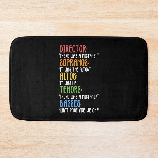 Item preview, Funny Choir Mistake designed and sold by JackCurtis1991.