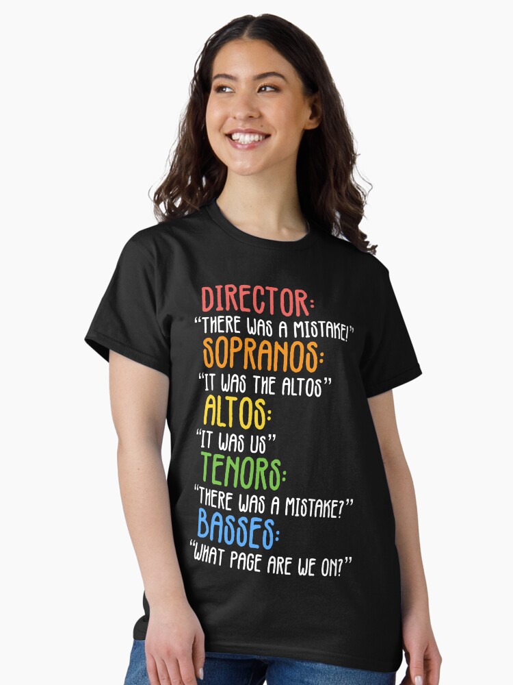 Imagen 2 de 7, Camiseta clásica con la obra Error divertido del coro, diseñada y vendida por JackCurtis1991.