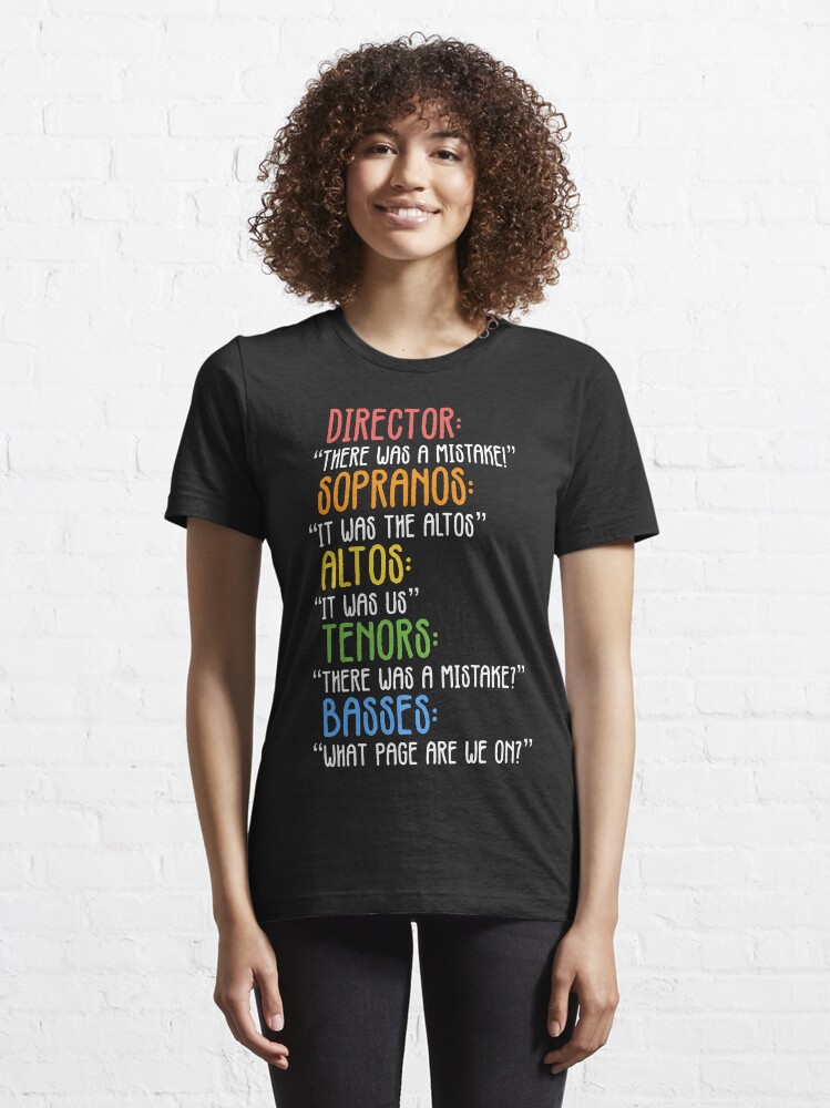 Funny store choir shirts