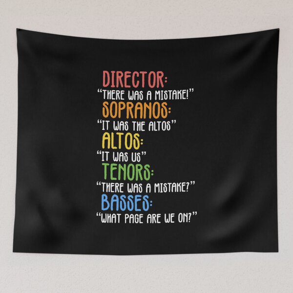 Item preview, Funny Choir Mistake designed and sold by JackCurtis1991.