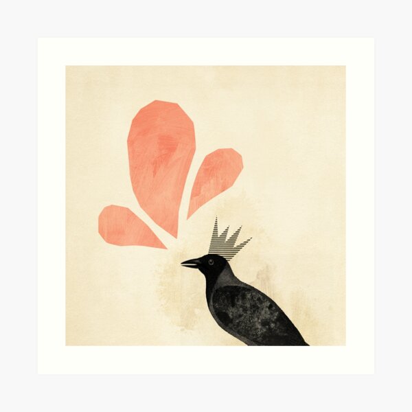 King Crow Art Print