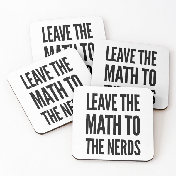 Item preview, Leave the Math to the Nerds designed and sold by SocialWest.