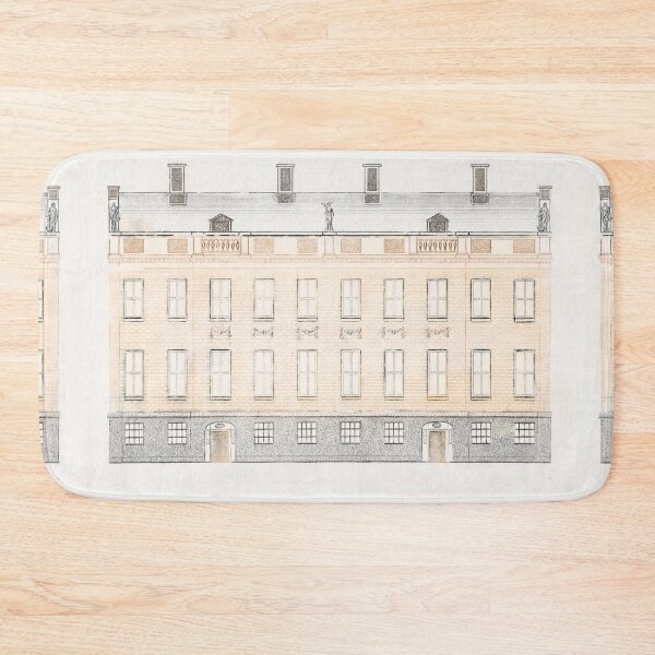 Item preview,  Kitsch vintage Architectural illustration designed and sold by Vintage Designs +.