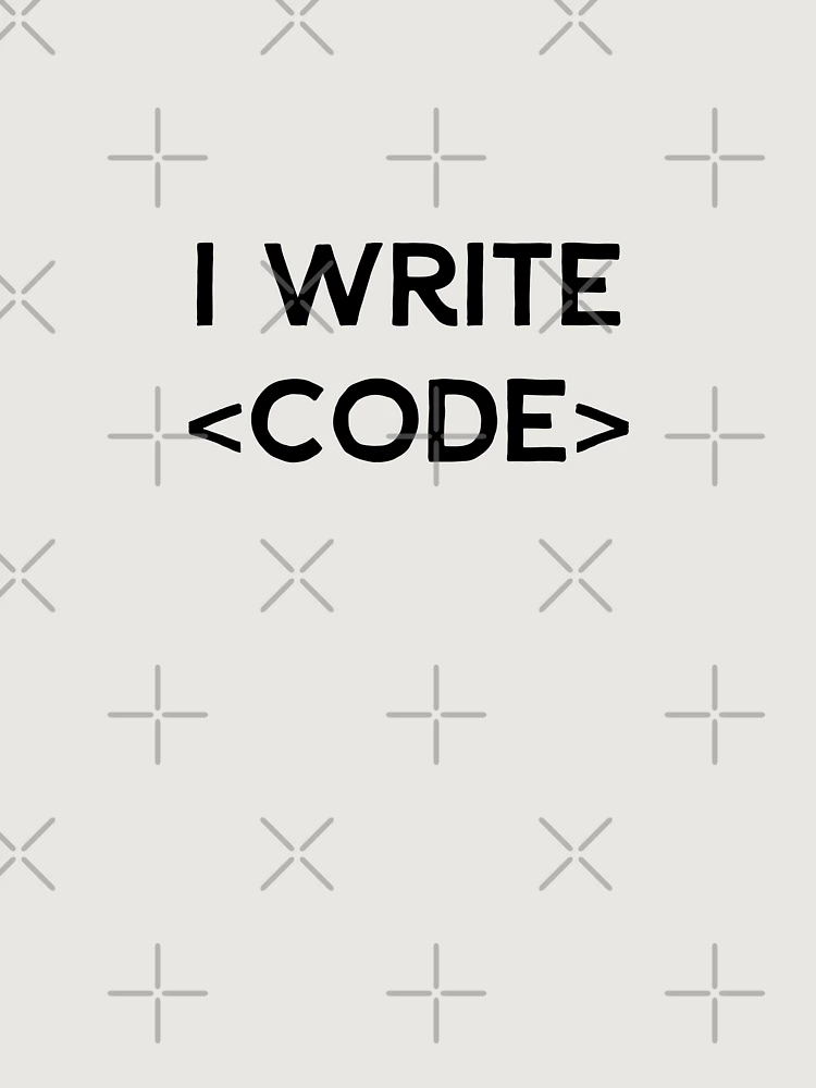 Thumbnail 6 of 6, Premium Oversized Sweatshirt, I Write Code (Inverted) designed and sold by developer-gifts.