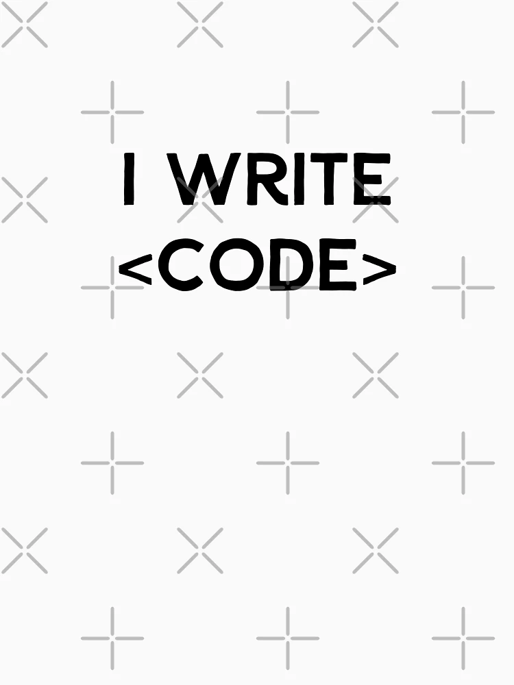Thumbnail 6 of 6, Pullover Hoodie, I Write Code (Inverted) designed and sold by developer-gifts.