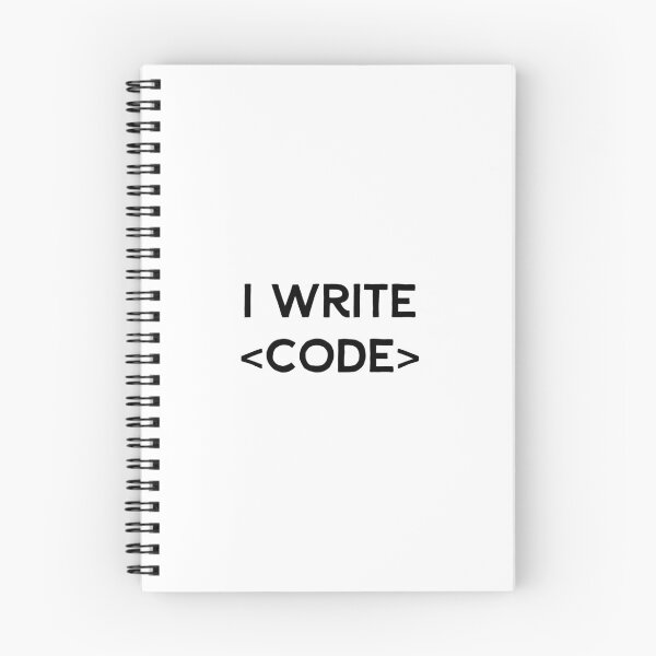 Item preview, I Write Code (Inverted) designed and sold by developer-gifts.
