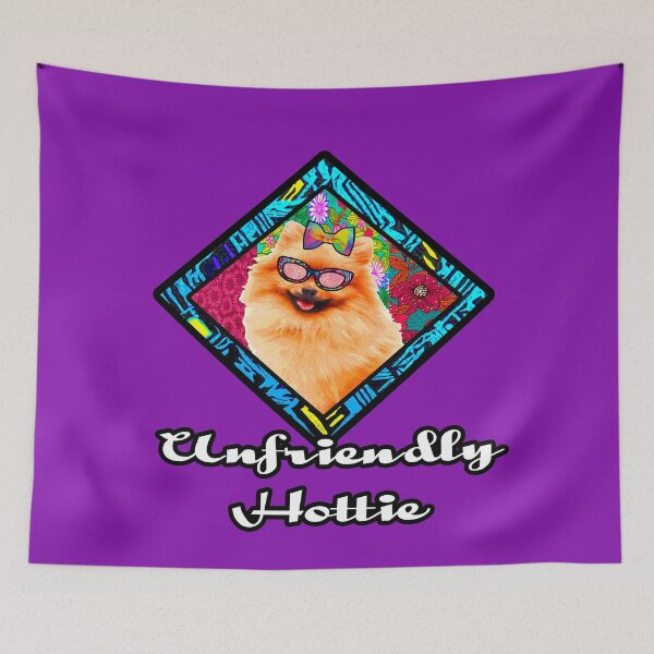 Item preview, Unfriendly Hottie Retro dog designed and sold by artbyomega.