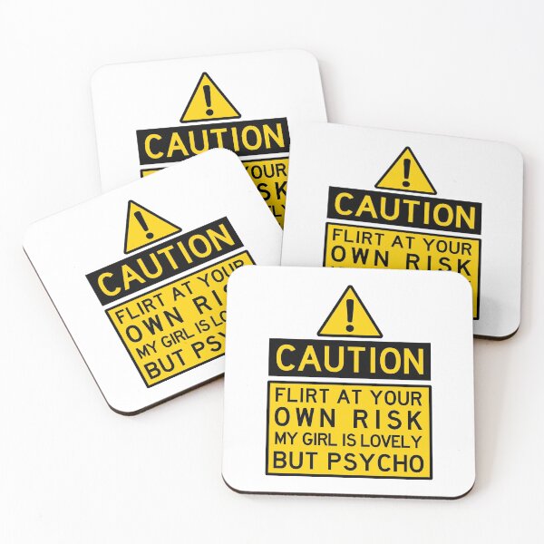 Item preview, Beware of flirting at your own risk designed and sold by ClumsyCat.