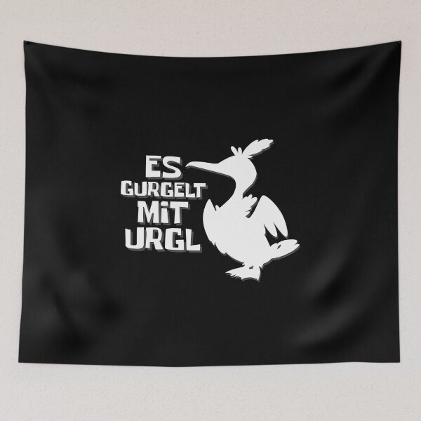 Item preview, It gurgles with Urgl | funny seagull | crazy bird designed and sold by RascalMedia.