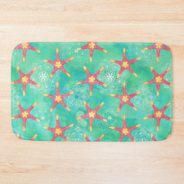 Item preview, Watercolor Starfish Mandalas Pattern  designed and sold by WickedRefined - Nicole Demereckis.