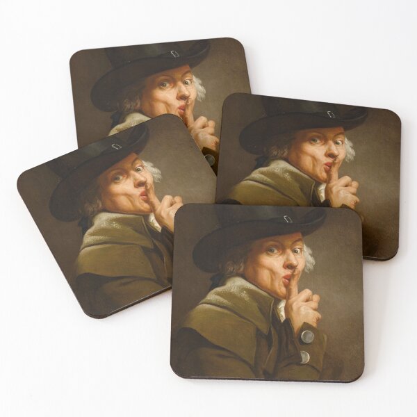 Item preview, Joseph Ducreux - Self-Portrait, Le Silence designed and sold by ArtExpression.