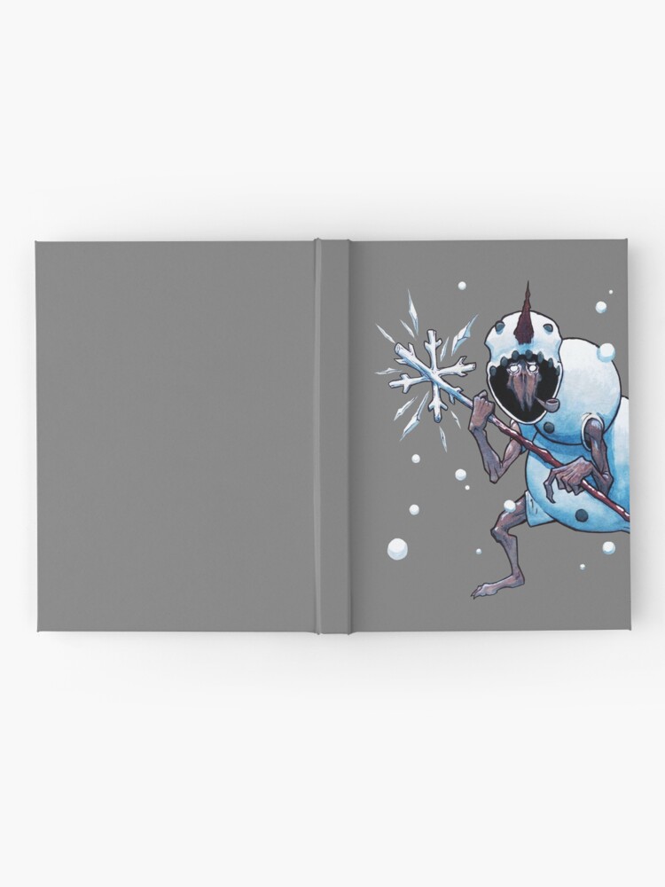 Carnet cartonné ''Bonhomme de neige' : autre vue