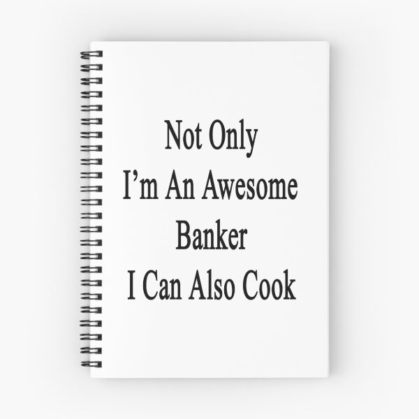 Item preview, Not Only I'm An Awesome Banker I Can Also Cook designed and sold by supernova23.