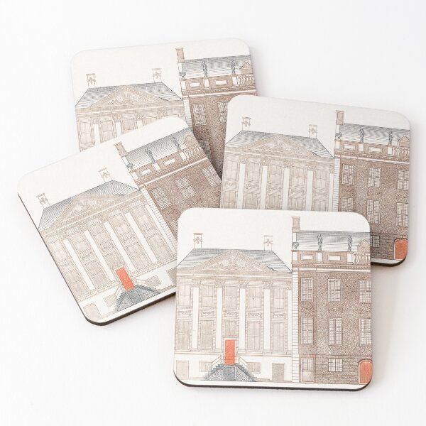 Item preview,  Kitsch vintage Architectural illustration designed and sold by Vintage Designs +.