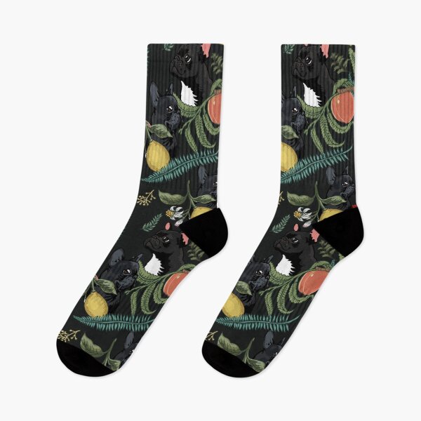 Item preview,  Botanical and Black Frenchie designed and sold by Huebucket.