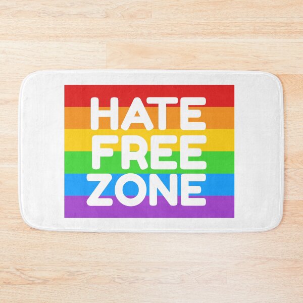 Item preview, HATE FREE ZONE designed and sold by Cosmic Crystal.