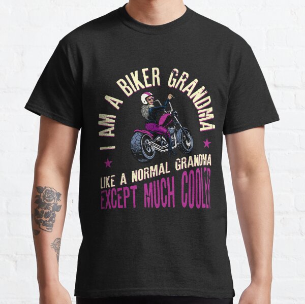 biker grandma t shirt