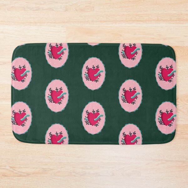 Item preview,  Cameo design with  pink heart, worm and plants designed and sold by Pacesyte.