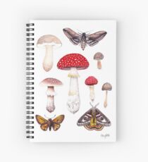 Cuaderno de espiral Polillas y hongos