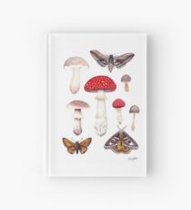 Moths and Mushrooms Hardcover Journal