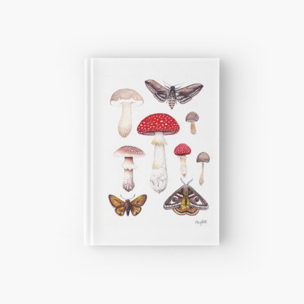 Moths and Mushrooms Hardcover Journal